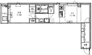 B CITY APARTMENT SHINAGAWA WESTの間取り画像