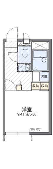 レオパレスウインドコートの間取り画像