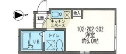 フィオーレ鶴見の間取り画像