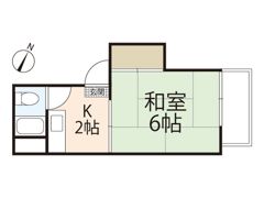 コーポ矢賀の間取り画像