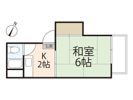 コーポ矢賀の間取り画像