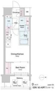 コンフォリア・リヴ南森町Qの間取り画像