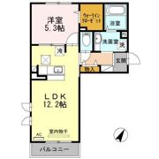 セントラルタウンコート A棟の間取り画像