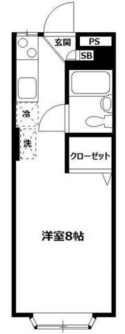 ハイネス月見台の間取り画像