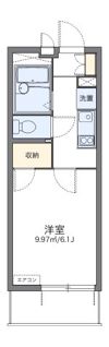 レオパレスグリーンビュー和田の間取り画像