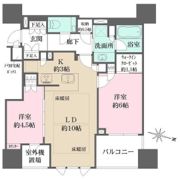 ザ・パークハウス大阪梅田タワーの間取り画像
