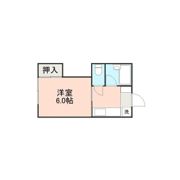 コーポふじⅠの間取り画像