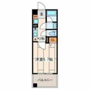 ライムレジデンス汐入の間取り画像