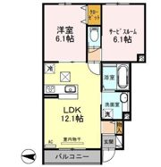 タウンコートの間取り画像