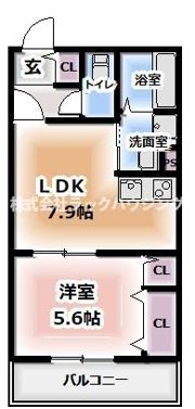 グランデ寿町Ⅱの間取り画像