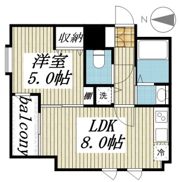 メゾン・ド・ヴィレ三軒茶屋の間取り画像