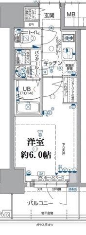 エスリード神戸レジデンスの間取り画像
