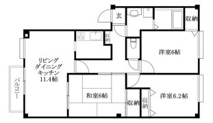フォブール牧野 A棟の間取り画像