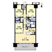レーベン岡山表町CROSS COURTの間取り画像