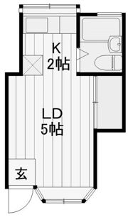 吉水ハイツの間取り画像
