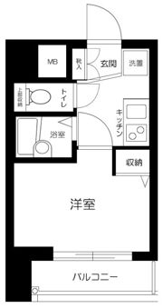 ヴァローレエテルノ西早稲田の間取り画像