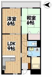 青山コーポAの間取り画像