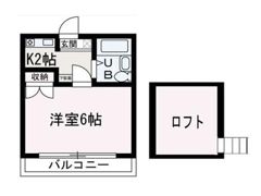 ハイムプリマベールの間取り画像