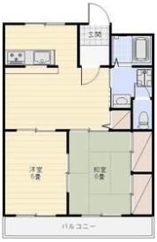 ネオキャッスルAの間取り画像