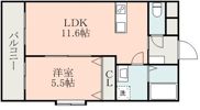 サンシャイン広木Ⅱの間取り画像