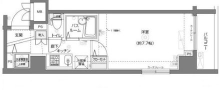 フェニックス横濱関内BAYMARKSの間取り画像