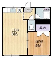 コーポ山川の間取り画像