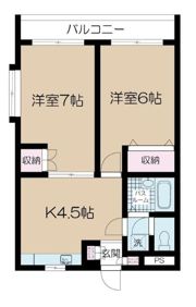 グランデール和光の間取り画像