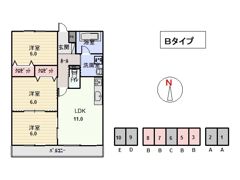 竹屋台ハウス3の間取り画像