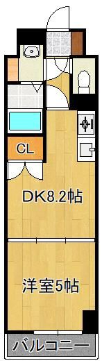 リッツ霧ヶ丘の間取り画像