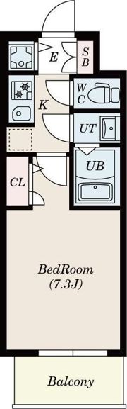S-RESIDENCE都島Elegantの間取り画像