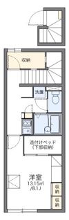 レオパレスルミエール内橋の間取り画像