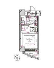 ラフィスタ伊勢佐木長者町駅前ウエストの間取り画像