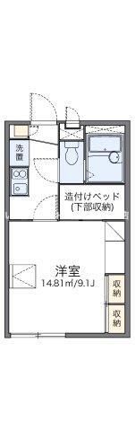 レオパレスワイドフォレストの間取り画像