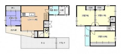 breeze court 参番館 A棟の間取り画像