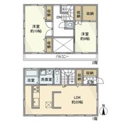 袋戸建の間取り画像