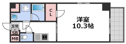 フレンシアノイエ内本町の間取り画像