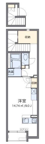 ミランダリバーテラス堀船の間取り画像