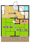 コーポテルサの間取り画像