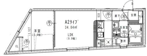 JVC Residence Ojiの間取り画像
