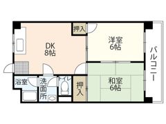 古本マンションの間取り画像