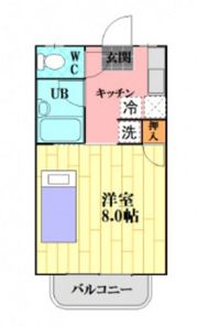 カルチェラタンC棟の間取り画像