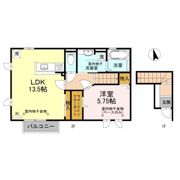 グランディオール横川の間取り画像