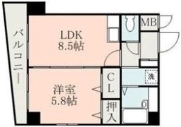 プレア九品寺の間取り画像