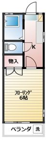 伏見ハイツの間取り画像