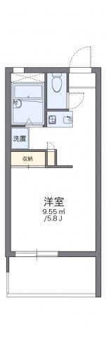 レオパレス住吉四番館の間取り画像