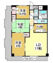 アリベ東古松の間取り画像