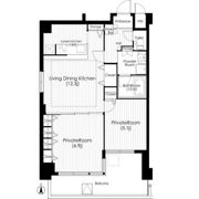 北浜プライマリーワンの間取り画像