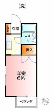 霞台ハイツの間取り画像