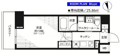 ステージグランデ芝大門の間取り画像