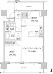 パークハビオ渋谷本町レジデンスの間取り画像